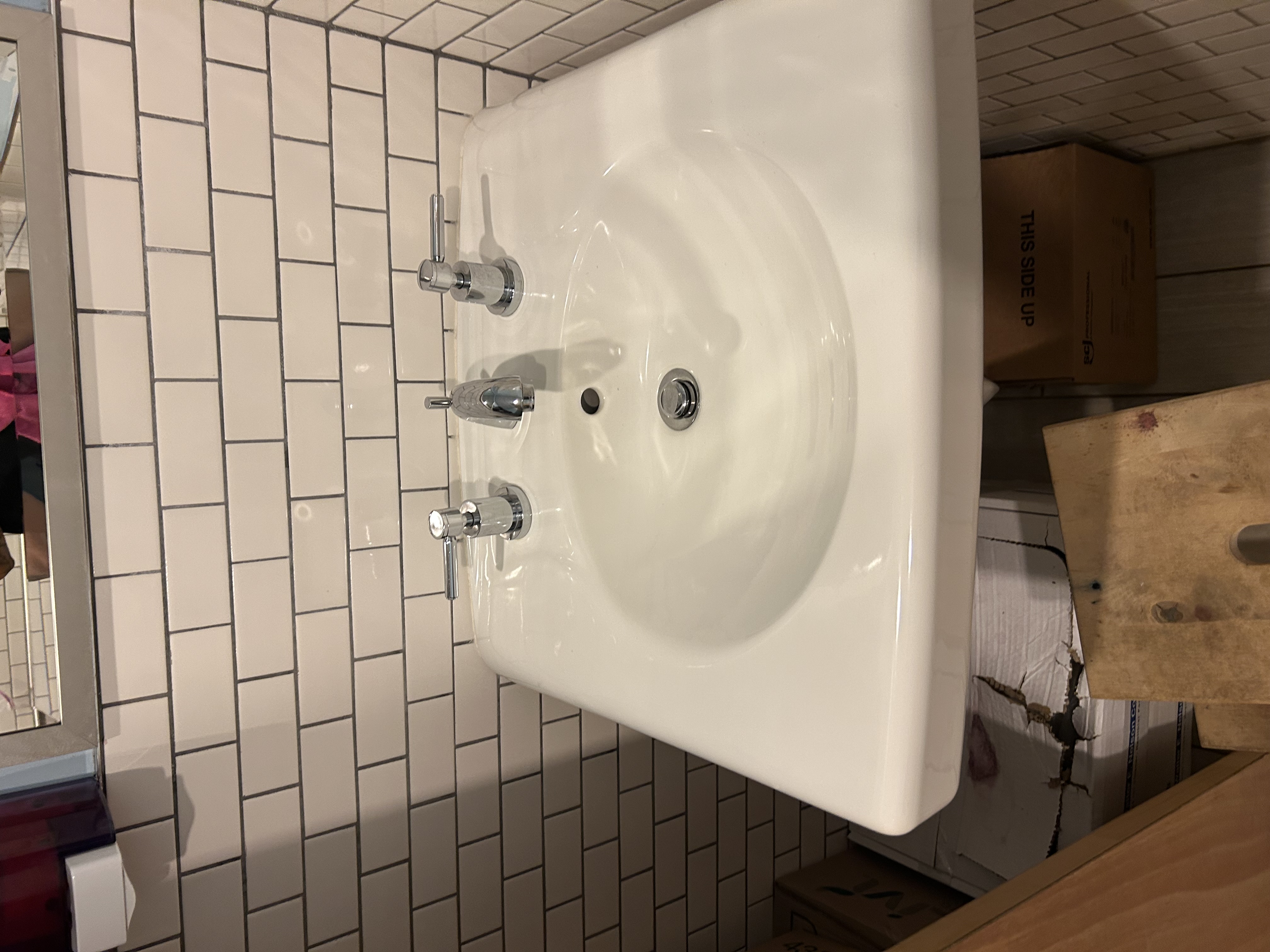 TBM Clean Sink and Fixtures